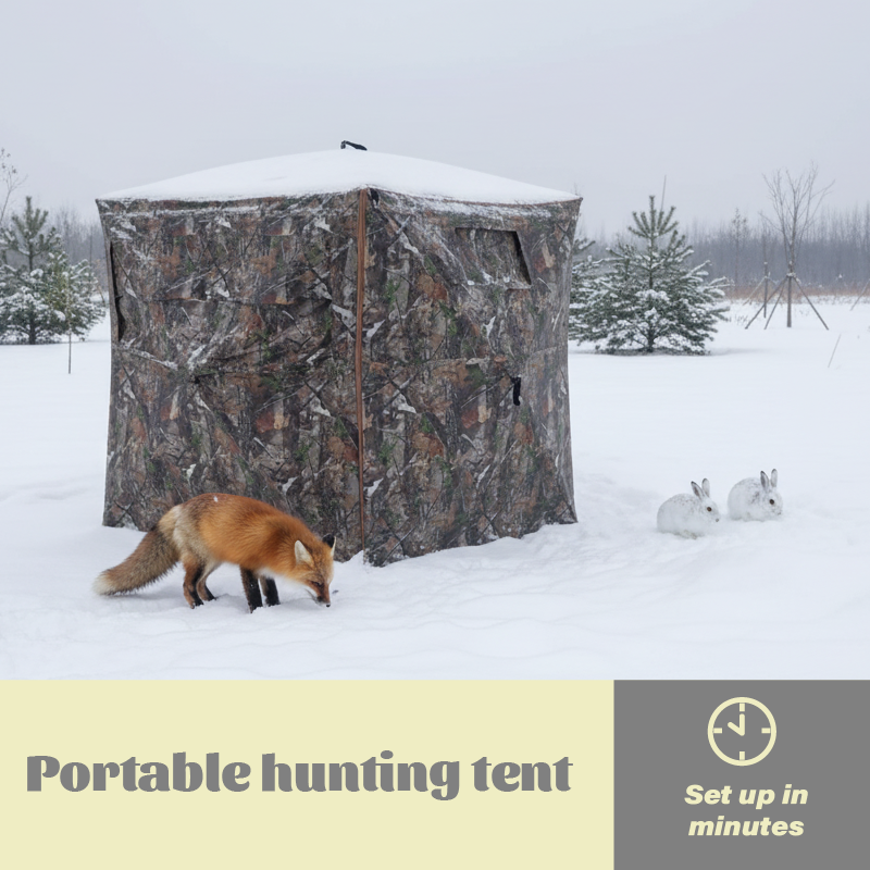 Hunting & Outdoor Supplies Carterton Reviews - Camouflage Pop-Up Hunting Blind Easy Setup