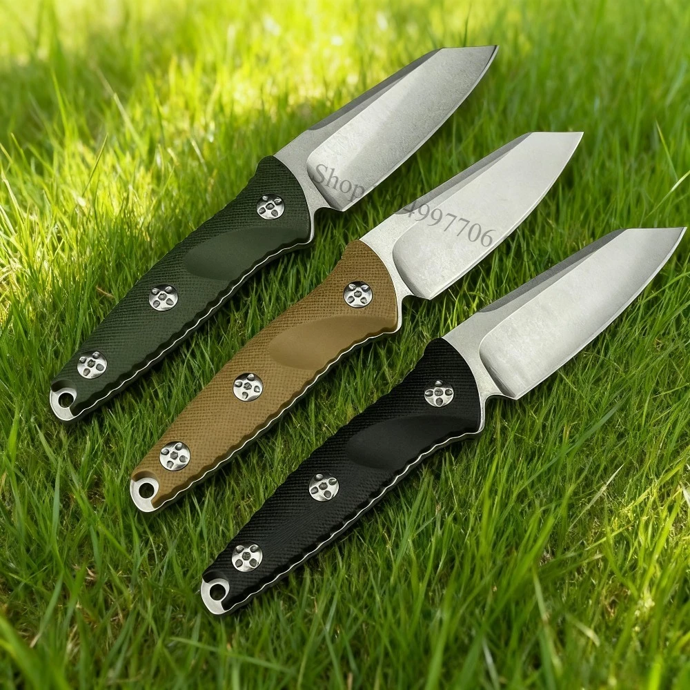 Hunting Knife Outdoor - Straight Knife Nylon Fiber Outdoor Leisure