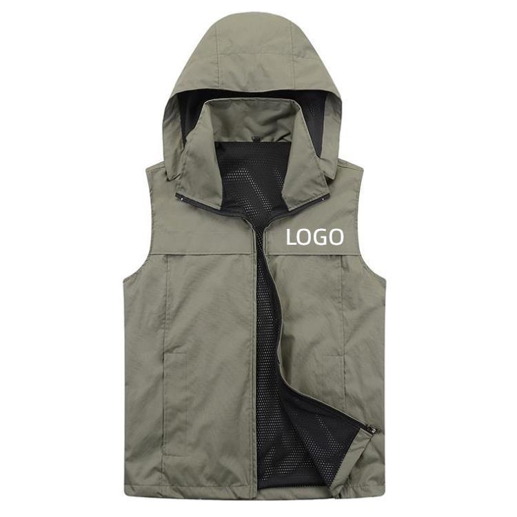 Hunting Outdoor Logos - Outdoor Sports Single-layer Hooded Vest Vest