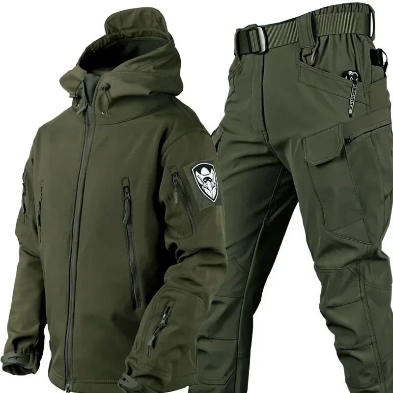 2Pcs Winter Men Camo Suit Wate - đánh giá và giá Men'S Outdoor Hunting Jacket
