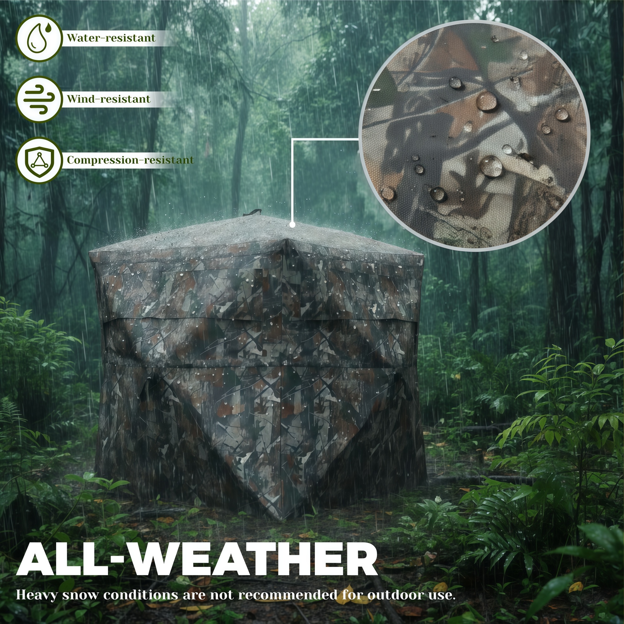 Camouflage Pop-Up Hunting Blin - đánh giá và giá Hunting & Outdoor Supplies Carterton Reviews