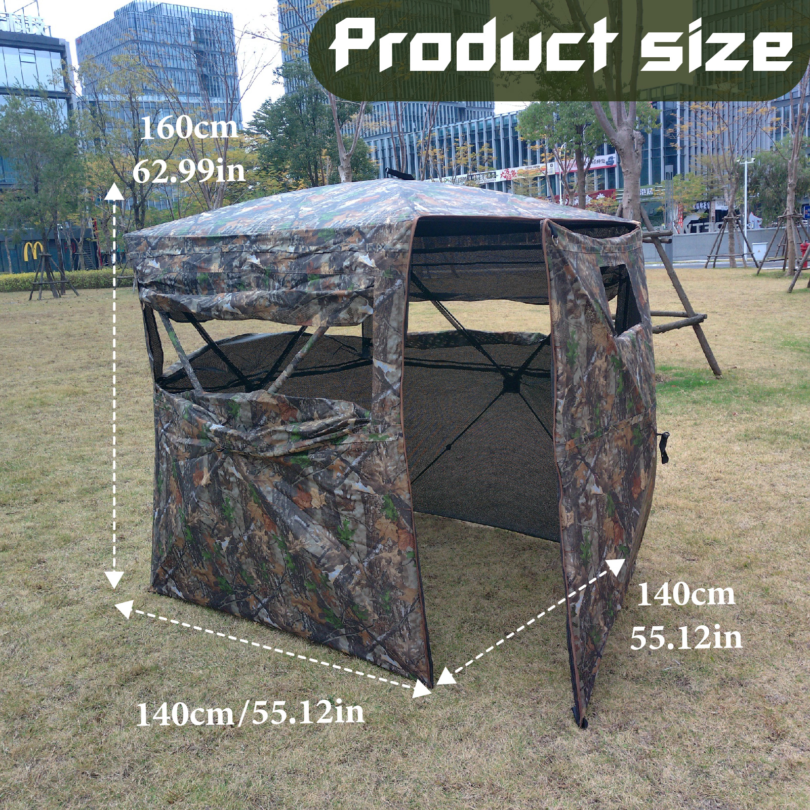 Camouflage Pop-Up Hunting Blin - đánh giá và giá Hunting & Outdoor Supplies Carterton Reviews
