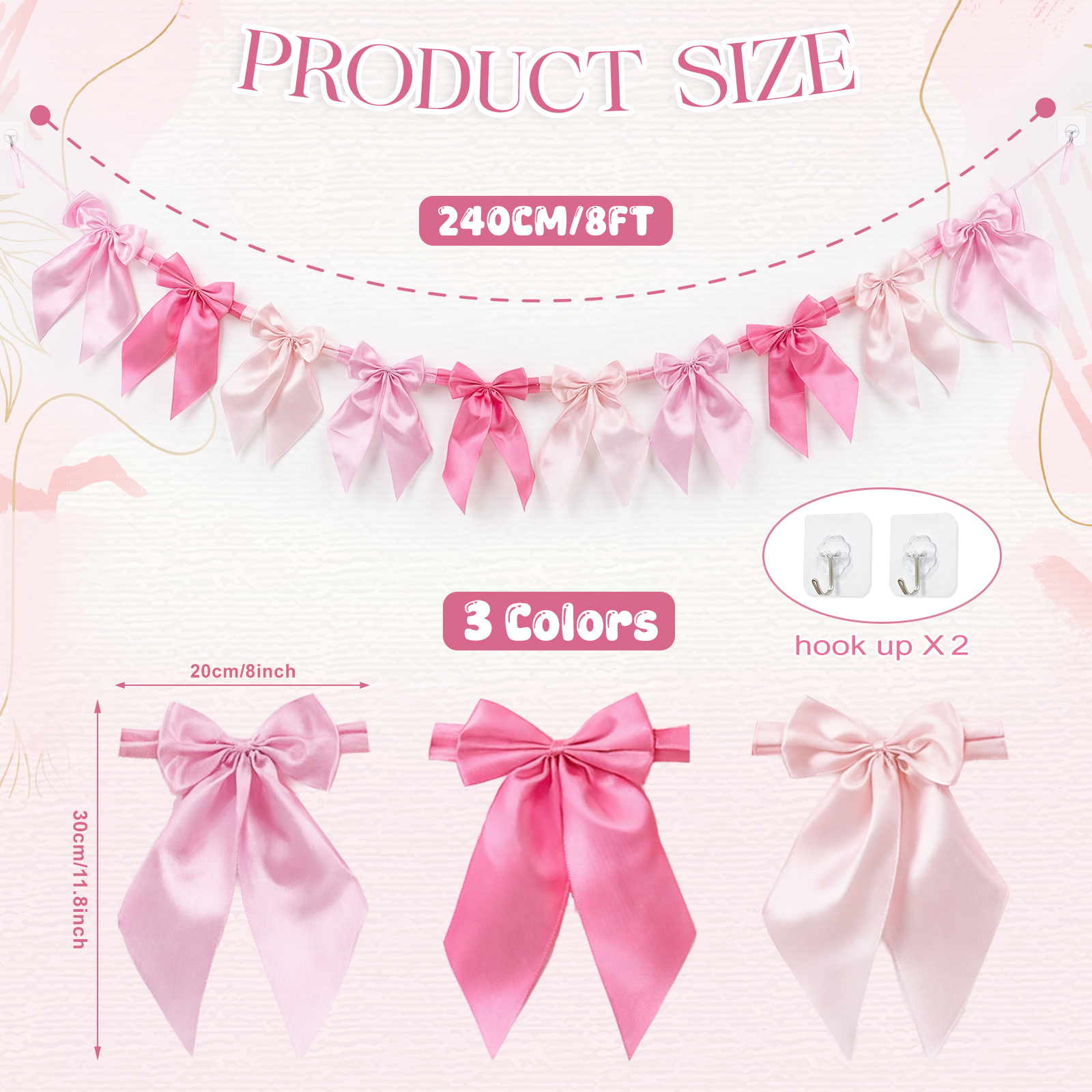 8FT 1 String of 10 Pcs Pink Bo - đánh giá và giá Bow Stringer Tool