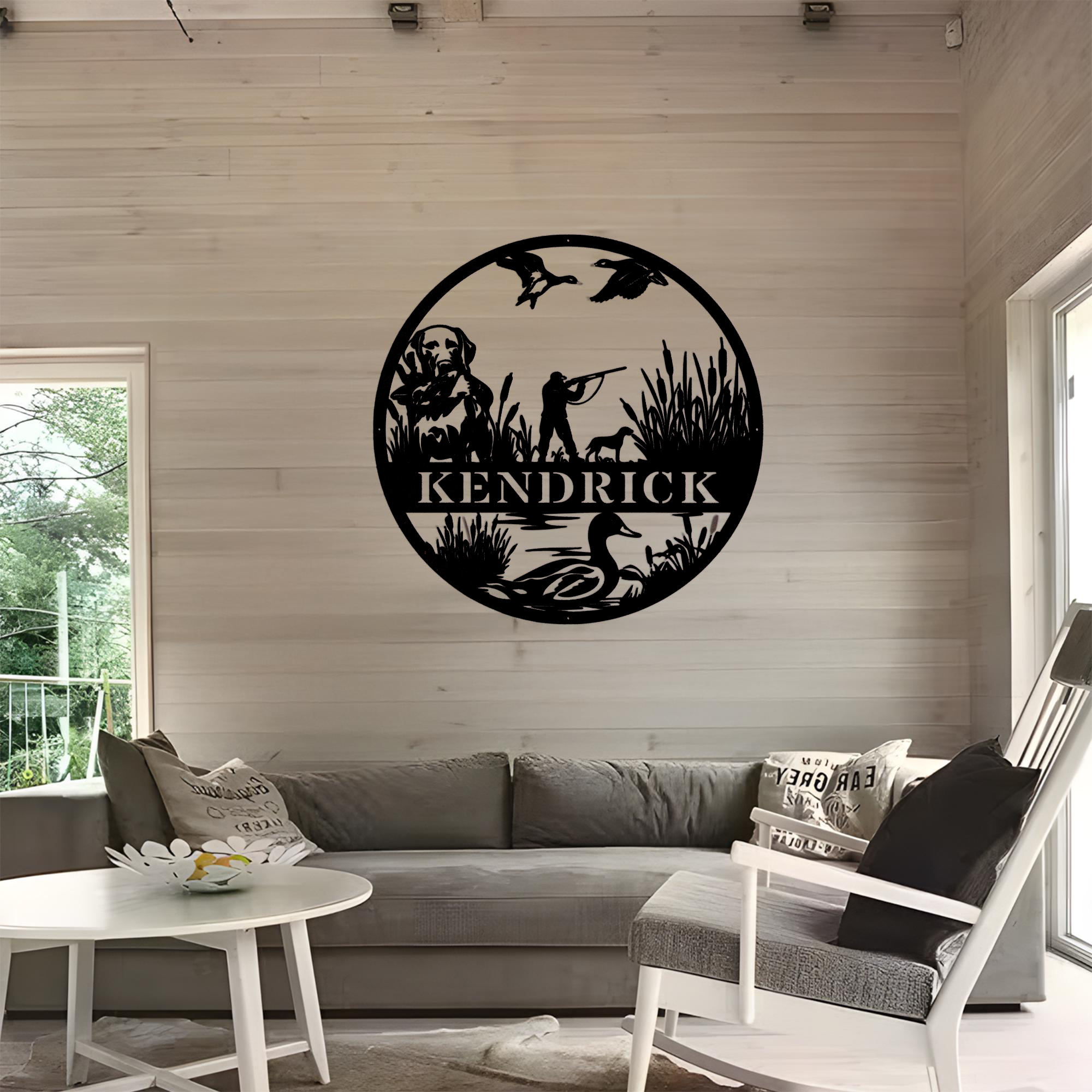 Custom Duck Hunting Metal Wall - đánh giá và giá Outdoor Hunting Lab