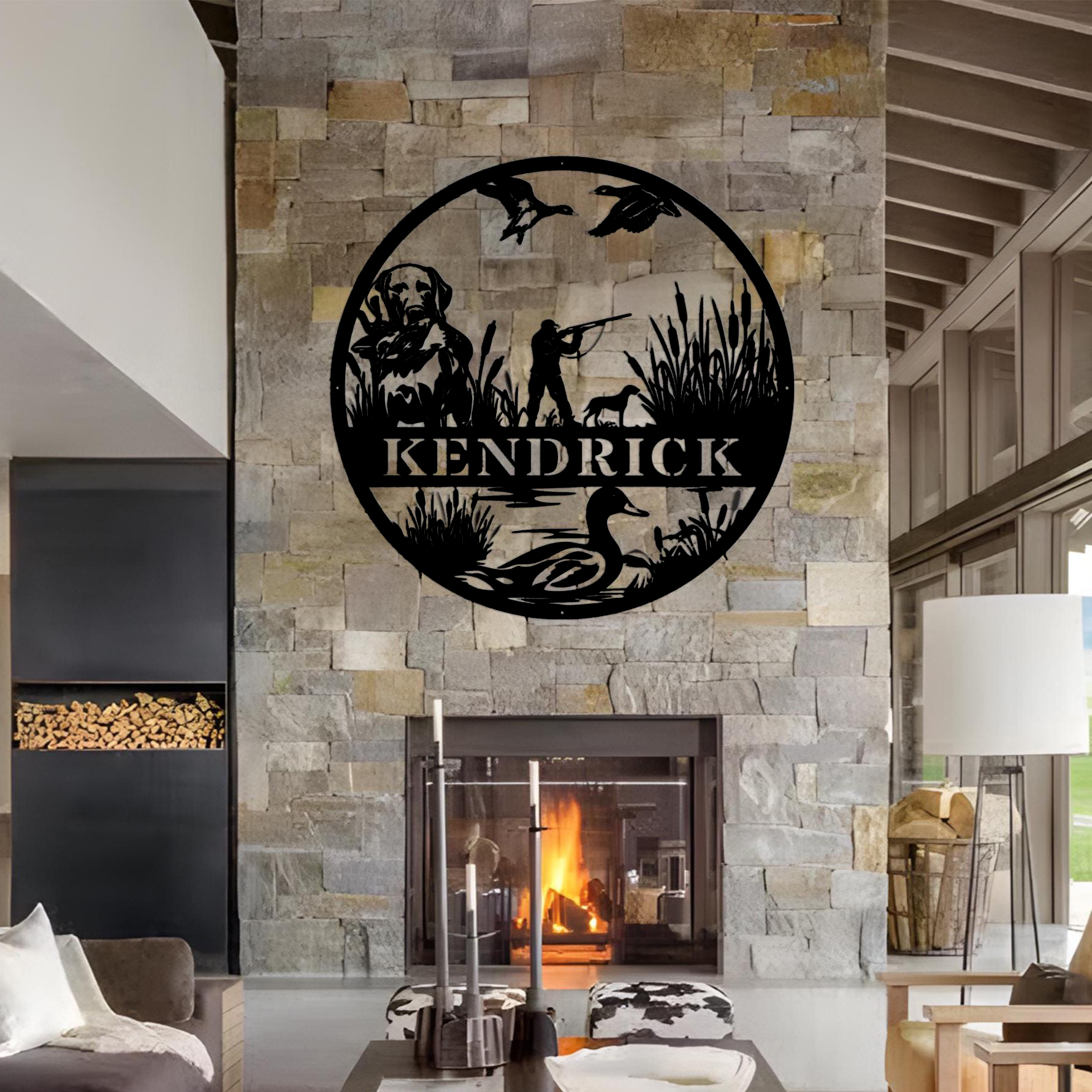 Custom Duck Hunting Metal Wall - đánh giá và giá Outdoor Hunting Lab