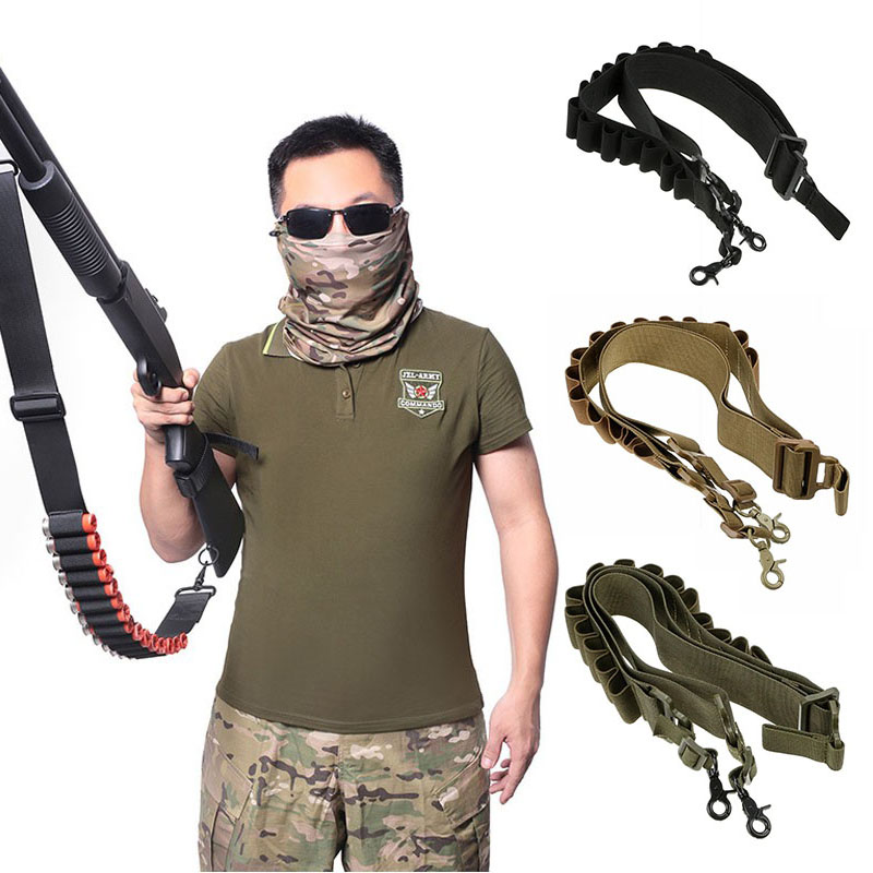 15 Rounds Ammo Shell Belt Rifl - đánh giá và giá Outdoor Hunting Rifle