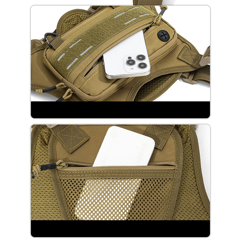 Tactical Front Chest Rig Bag V - đánh giá và giá Men'S Outdoor Hunting Jacket