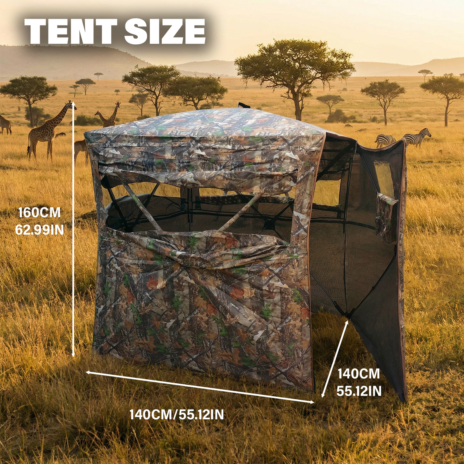Camouflage Pop-Up Hunting Blin - đánh giá và giá Hunting & Outdoor Supplies Carterton Reviews