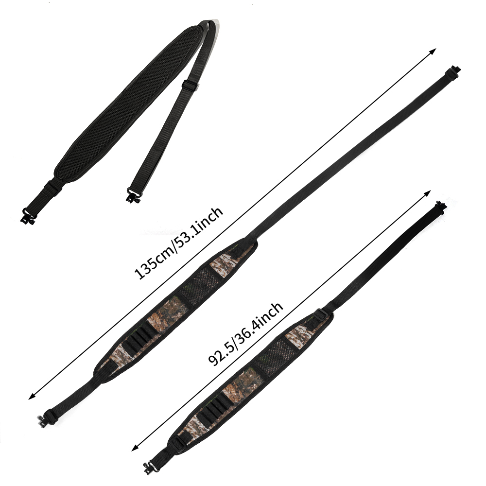 Adjustable Rifle Sling with Sh - đánh giá và giá Outdoor Hunting Rifle