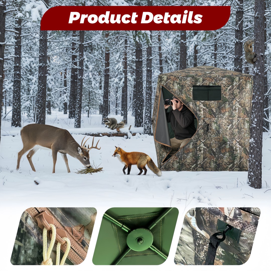 Camouflage Pop-Up Hunting Blin - đánh giá và giá Hunting & Outdoor Supplies Carterton Reviews