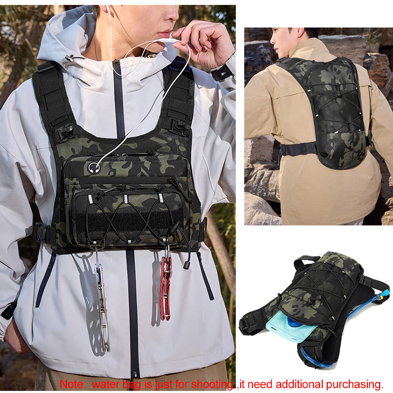 Tactical Bag Front Chest Rig V - đánh giá và giá Men'S Outdoor Hunting Jacket