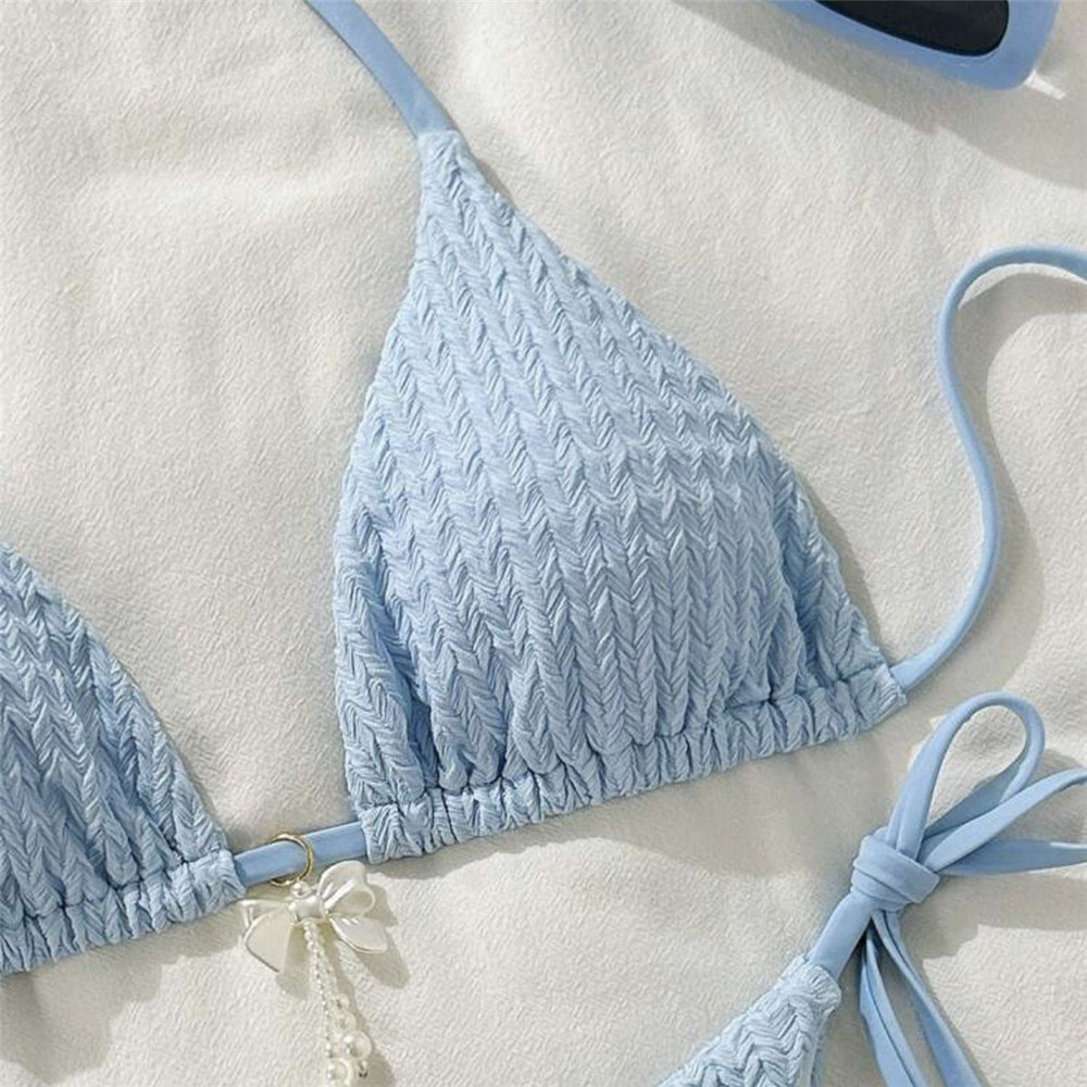 Sky Blue Bead Bow Swimwear Hal - đánh giá và giá Bow Stringer Tool
